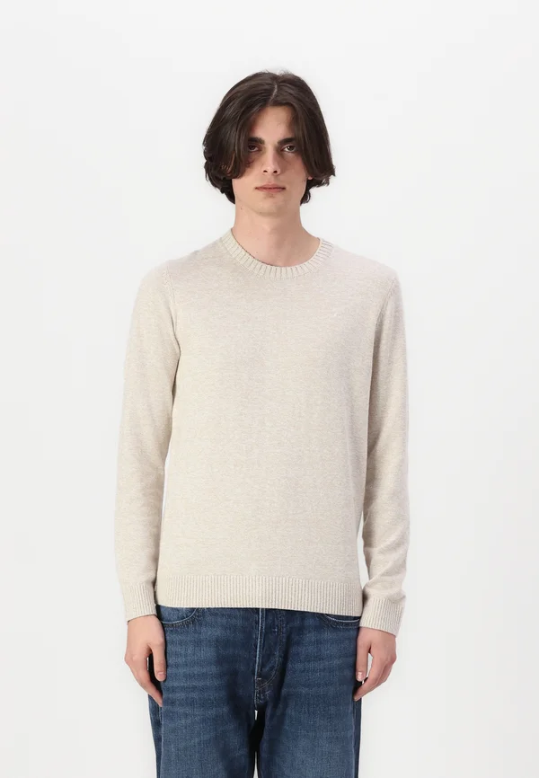 CREW - Strickpullover - white onyx