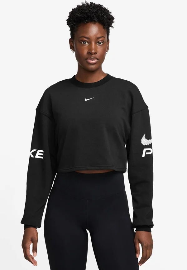 CREW - Sweatshirt - black/white/white