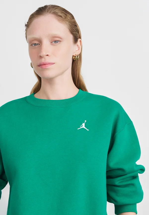 CREW - Sweatshirt - malachite/white
