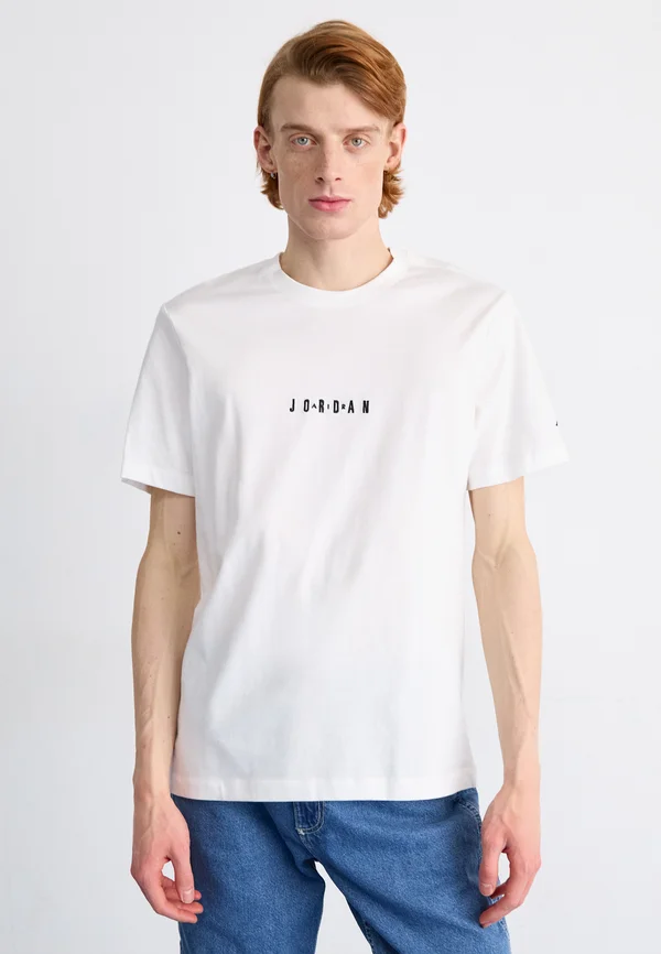 CREW - T-Shirt basic - white/black