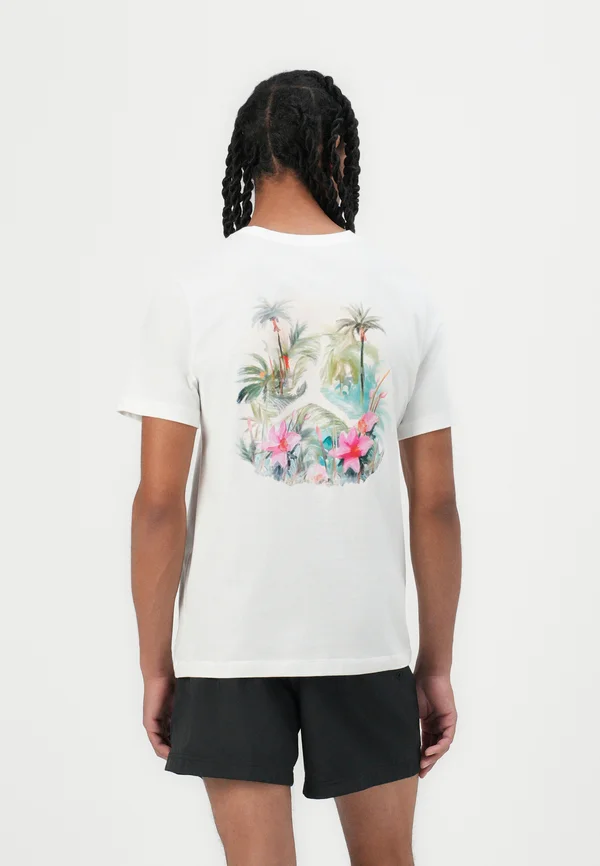 CREW - T-Shirt print - white/black
