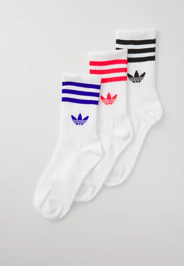 CREW UNISEX 3 PACK - Socken - white/lucid red/lucid blue