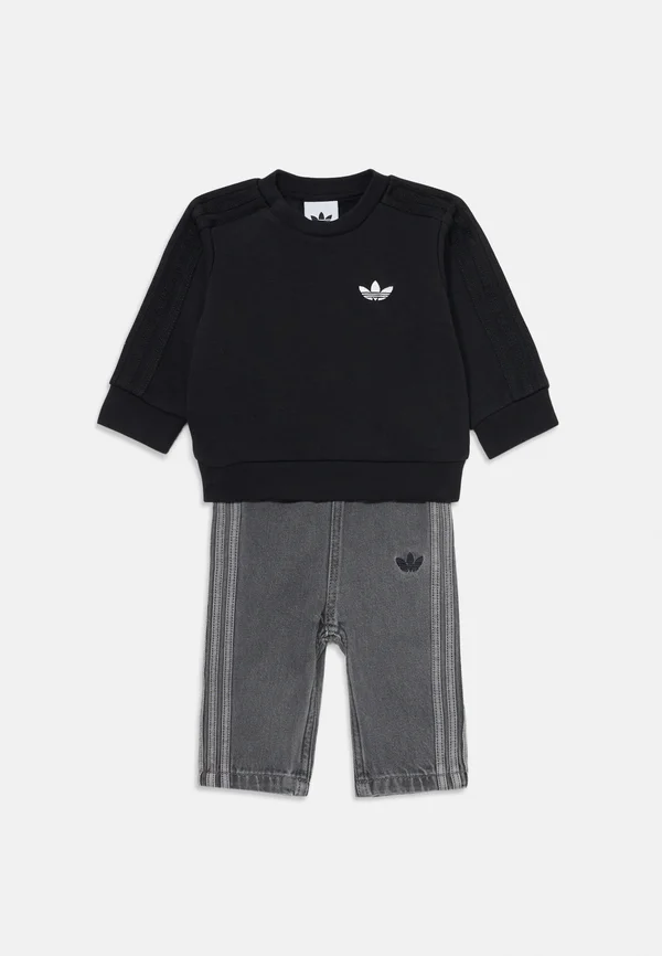 CREW UNISEX SET - Sweatshirt - black/light denim