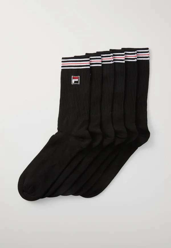 CREW VINTAGE UNISEX 6 PACK - Socken - black