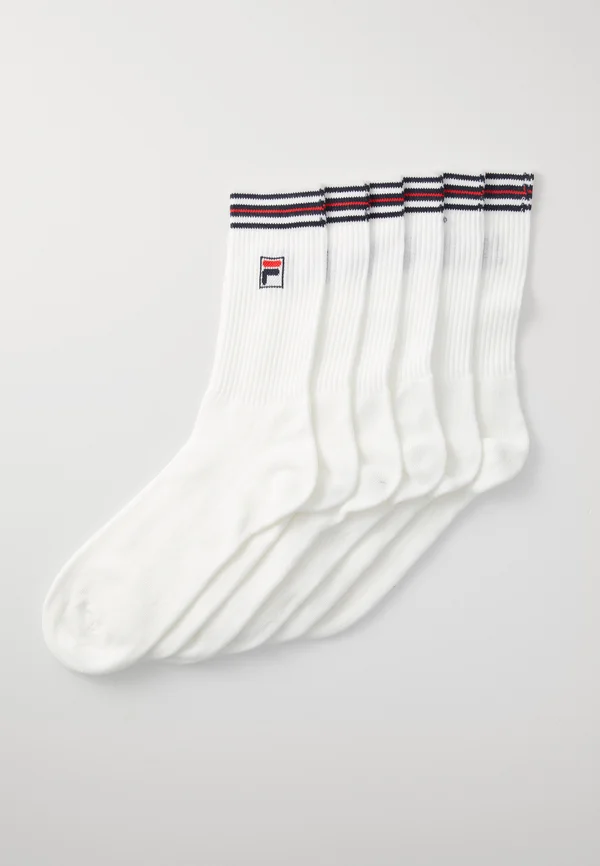 CREW VINTAGE UNISEX 6 PACK - Socken - white
