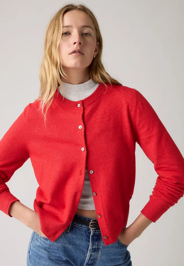 CREWNECK - Strickjacke - true red
