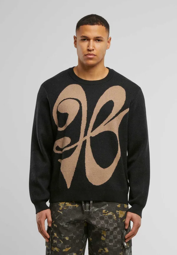 CREWNECK - Strickpullover - black