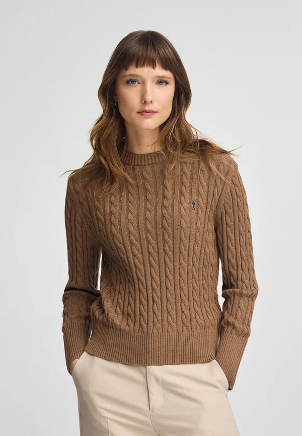 CREWNECK  - Strickpullover - caramel vigore