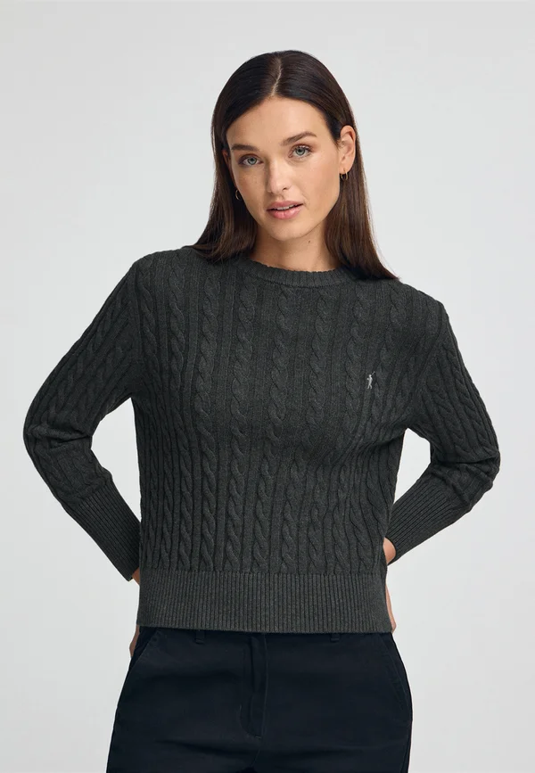 CREWNECK  - Strickpullover - dark gray vigore