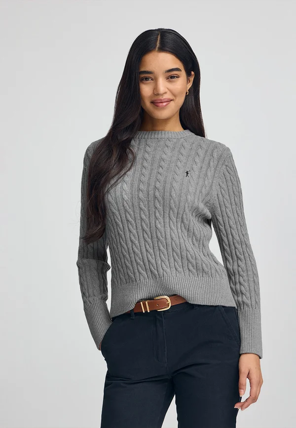 CREWNECK  - Strickpullover - gray vigore