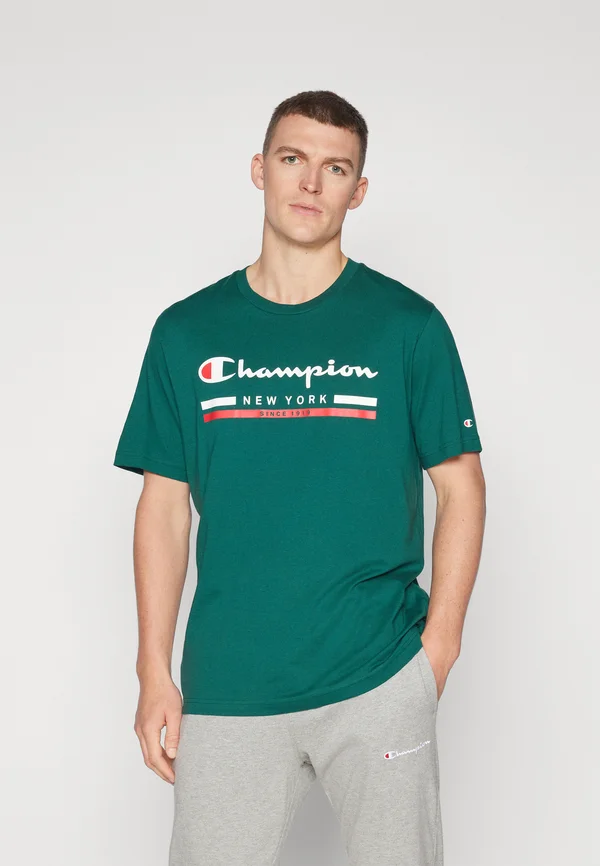 CREWNECK - T-Shirt print - dark green