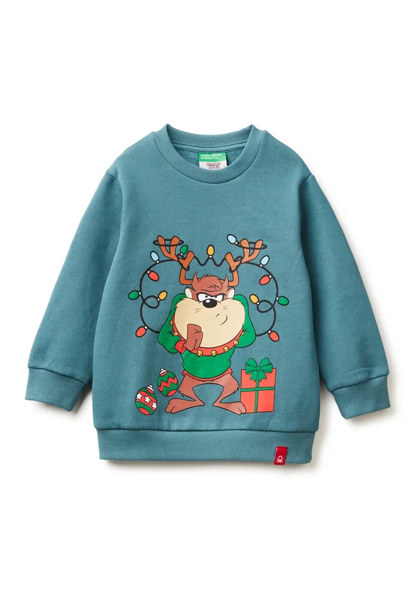 CREWNECK WITH WITH TOUCHES OF PUFFY PRINT
 - Sweatshirt - grey