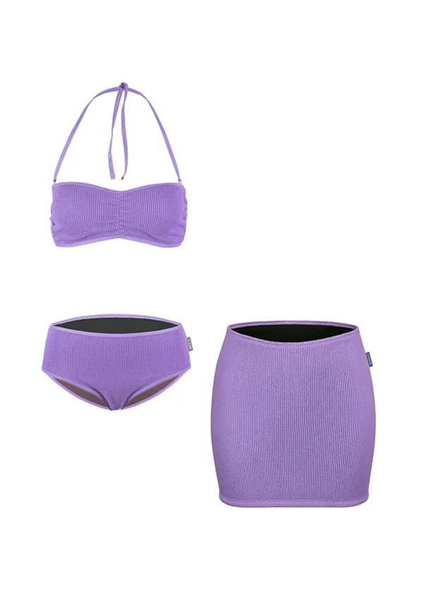 CRINKLE SET - Bikini - lila