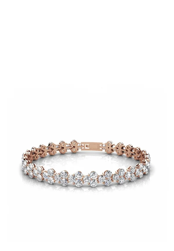 CRISTAL - Armband - couleur or rose / cristal