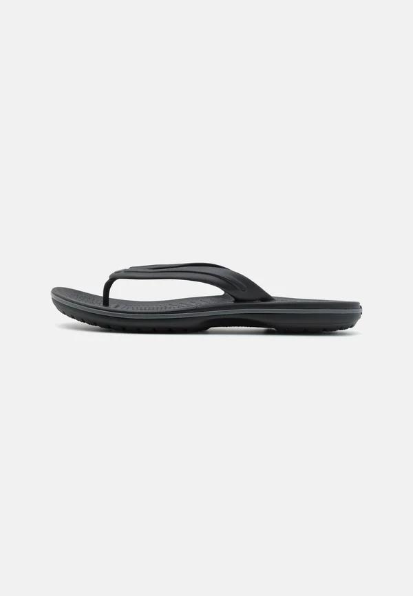 CROCBAND FLIP UNISEX - Bade-Zehentrenner - black/slate grey
