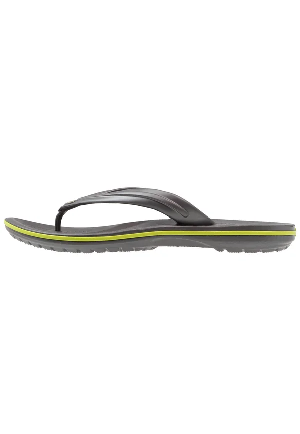 CROCBAND FLIP UNISEX - Bade-Zehentrenner - grey