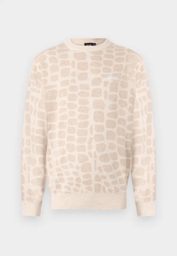 CROCO UNISEX - Strickpullover - beige