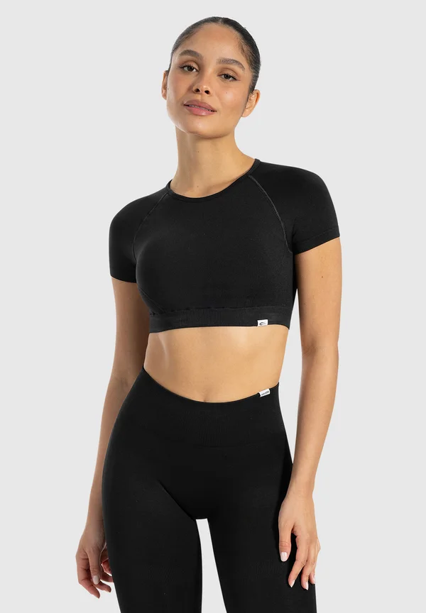CROP SOHELI - Top - schwarz