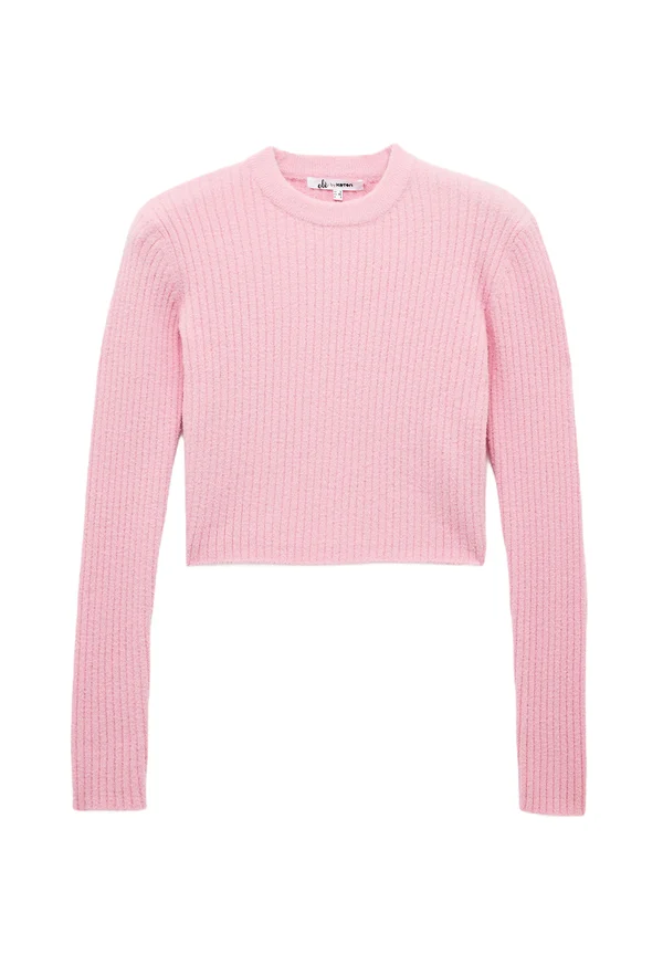 CROP SWEATER - Strickpullover - light pink