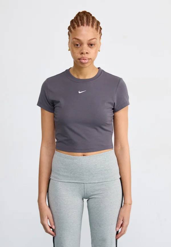 CROP - T-Shirt basic - thunder grey