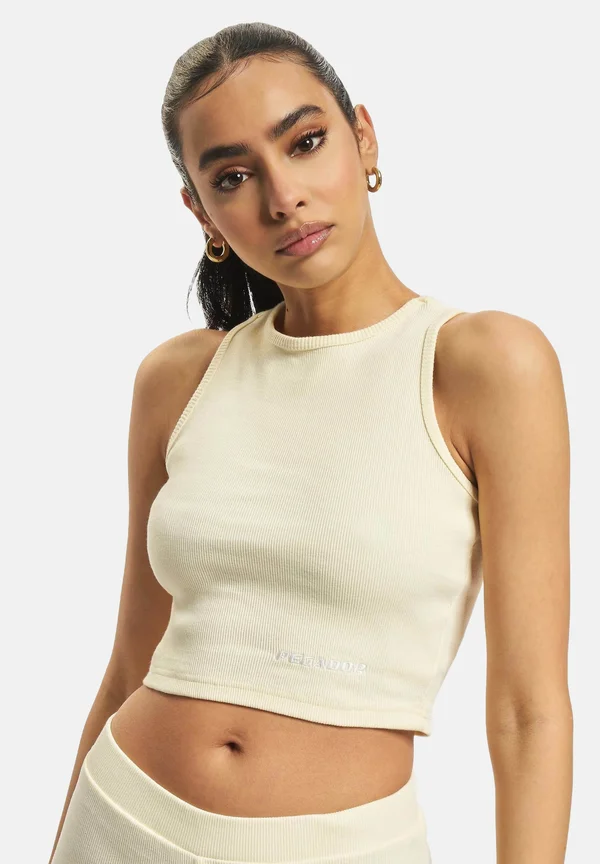 CROP  - Top - washed vanilla