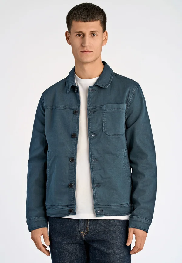 CROPPED  - Jeansjacke - navy