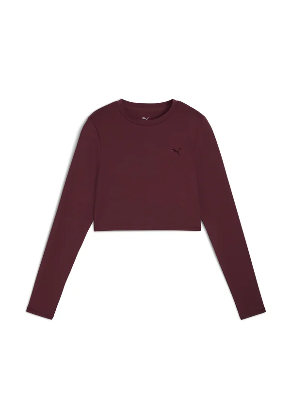 CROPPED - Langarmshirt - ruby shimmer