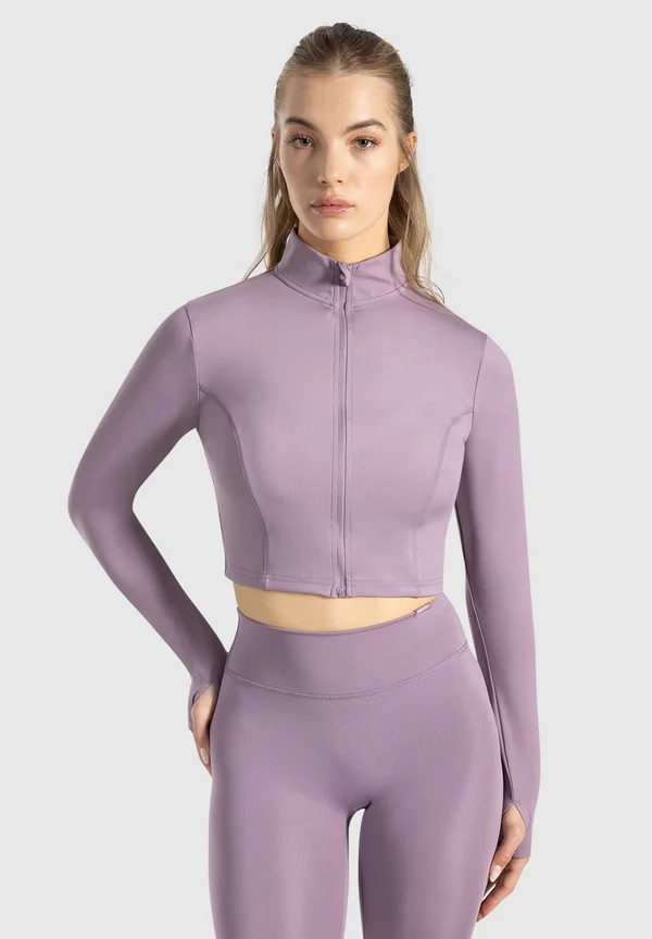 CROPPED ZIP TRAINING NILAI - Trainingsjacke - lila