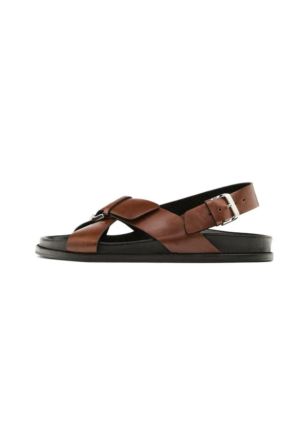 CROSSOVER - Riemensandalette - brown