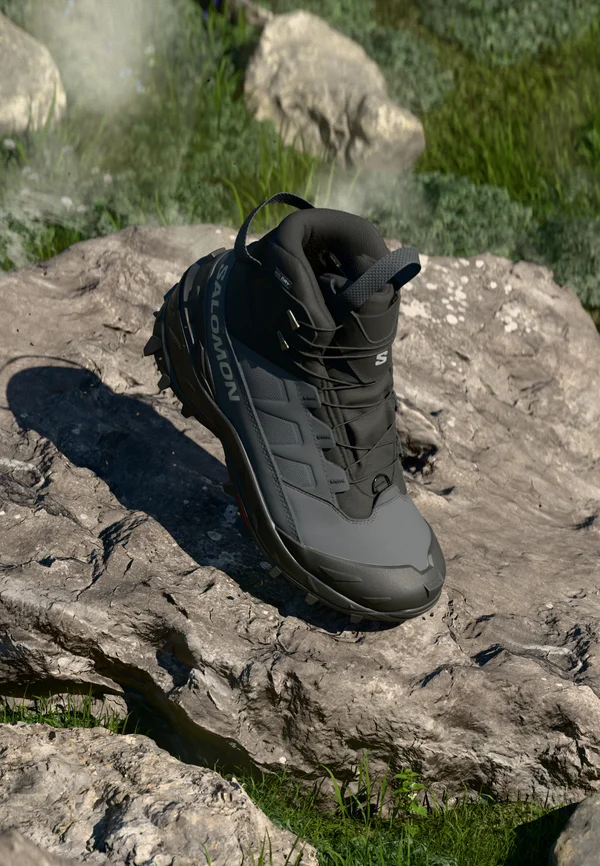 CROSSTRAK POWDER WP - Snowboot/Winterstiefel - asphalt/black/sharkskin
