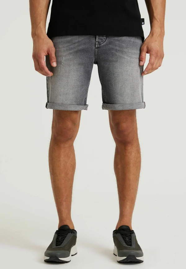 CROWN.S JAMES - Jeans Shorts - grey
