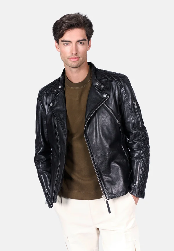 CRUISER - Lederjacke - black