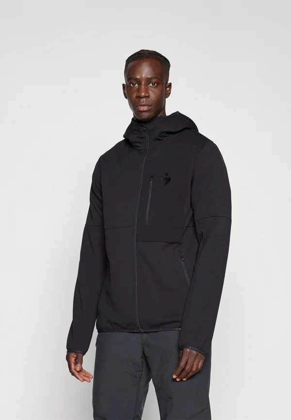 CRUSADER FLEECE M - Fleecejacke - black