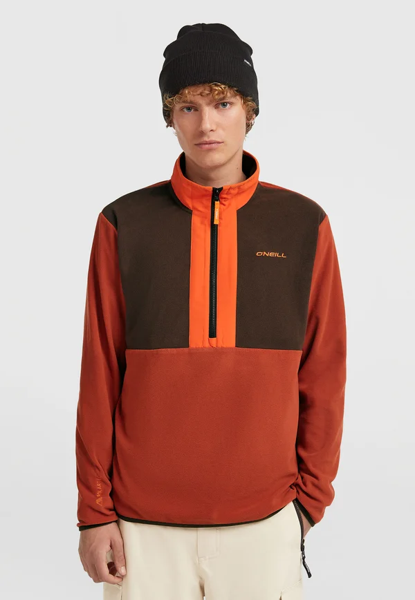 CRUZ TRIPLE POLARTEC - Fleecepullover - coffee bean colour block
