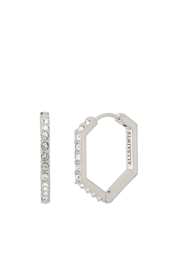 CRYSTAL HEXAGON - Ohrringe - silver-coloured