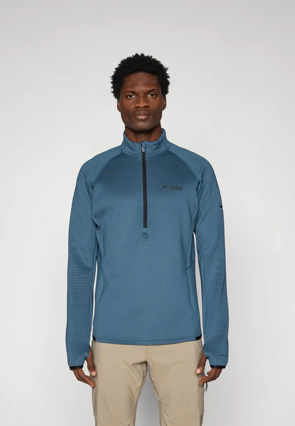 CRYSTAL LEAF™ HELIX HALF ZIP - Sweatshirt - everblue/black
