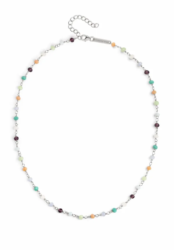 CRYSTALS COLORS - Halskette - silver coloured
