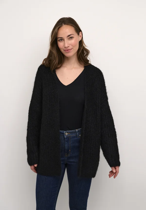 CUBRAVA CARDIGAN - Strickjacke - black