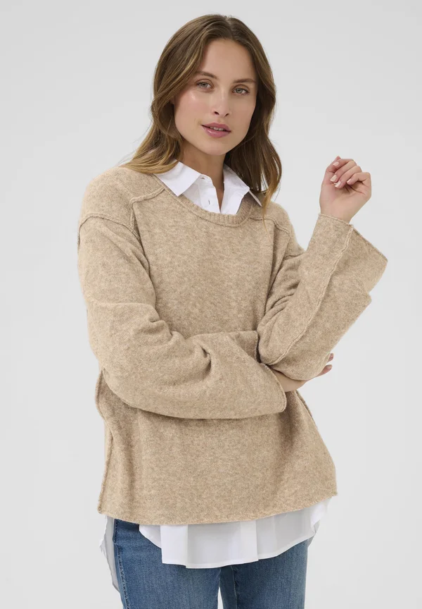 CUCALAY - Strickpullover - tannin melange