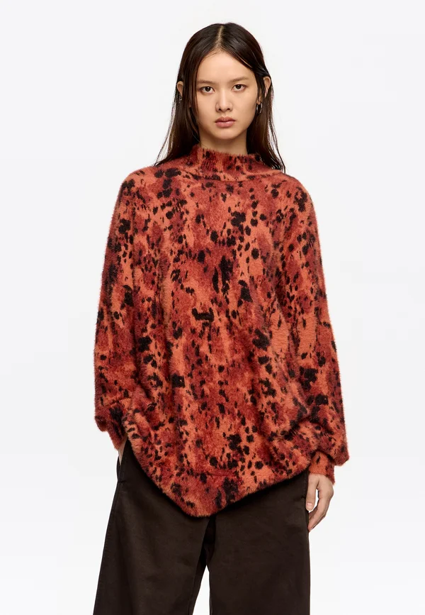 CUELLO ALTO  - Strickpullover - lynx marron