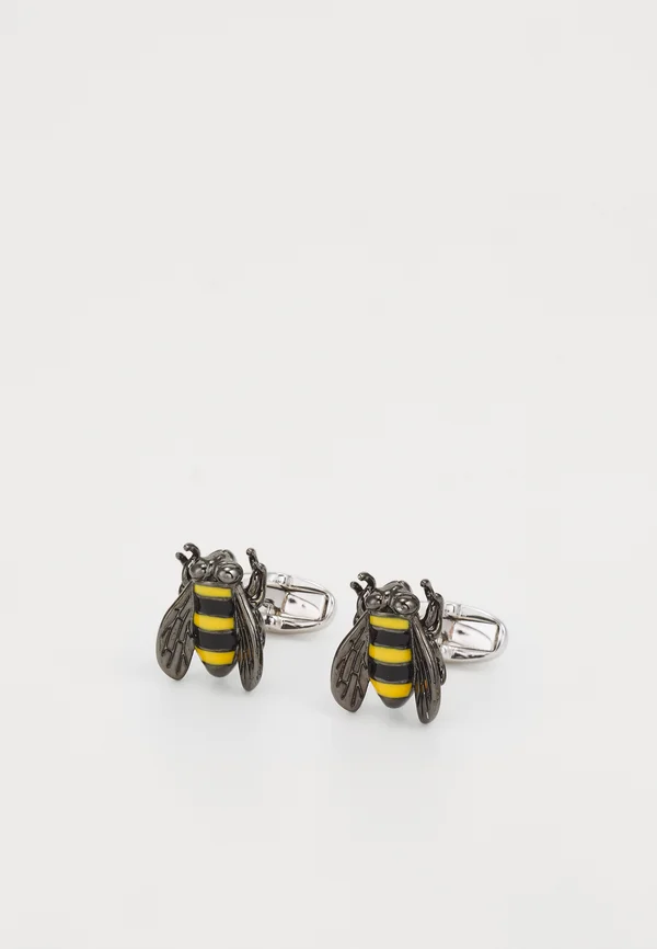 CUFFLINK BEE UNISEX - Manschettenknopf - black