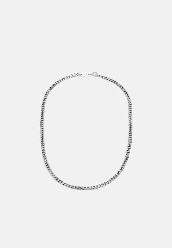 CURB CHAIN - Halskette - silver-coloured