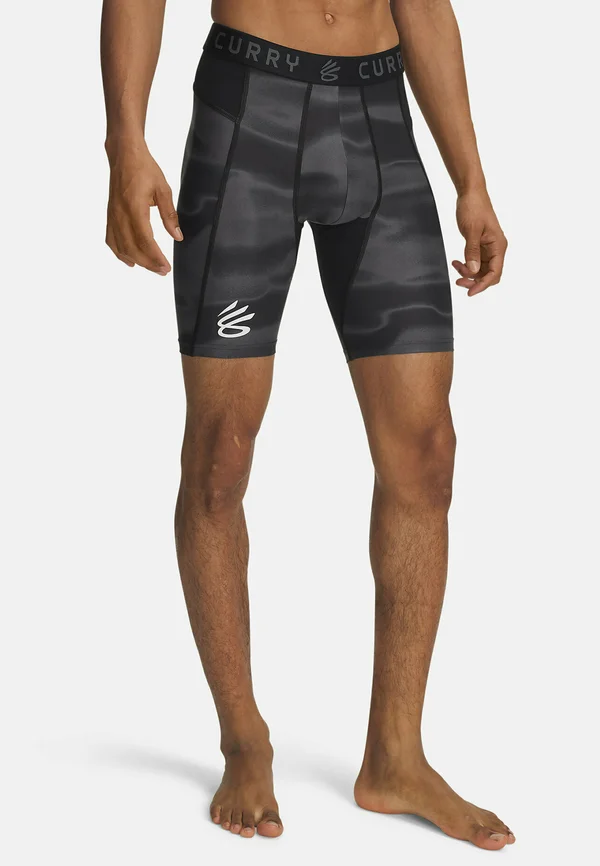 CURRY HEATGEAR PRINTED - Badehose Pants - black
