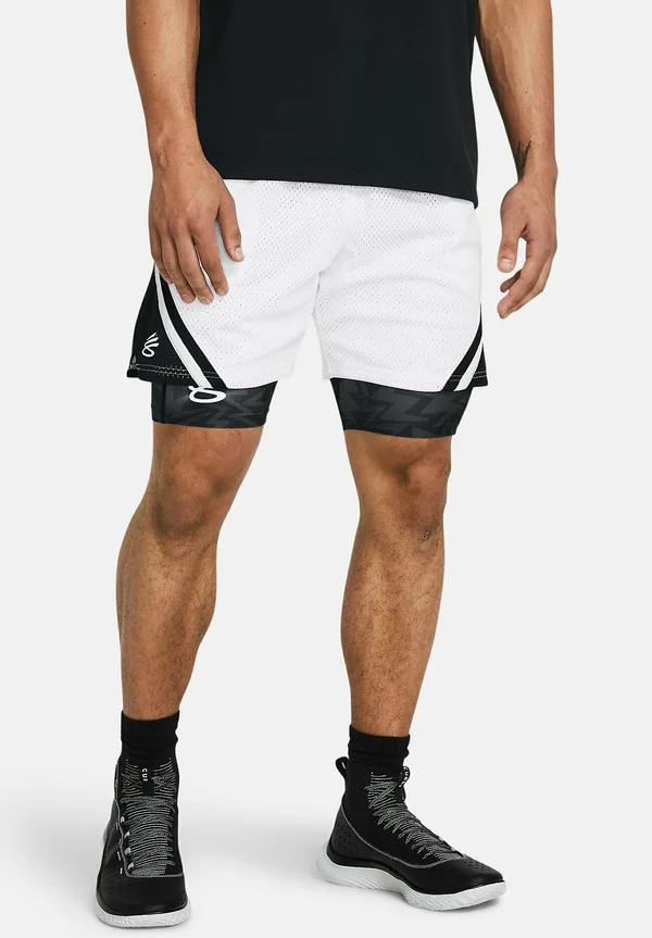 CURRY  - Kurze Sporthose - white