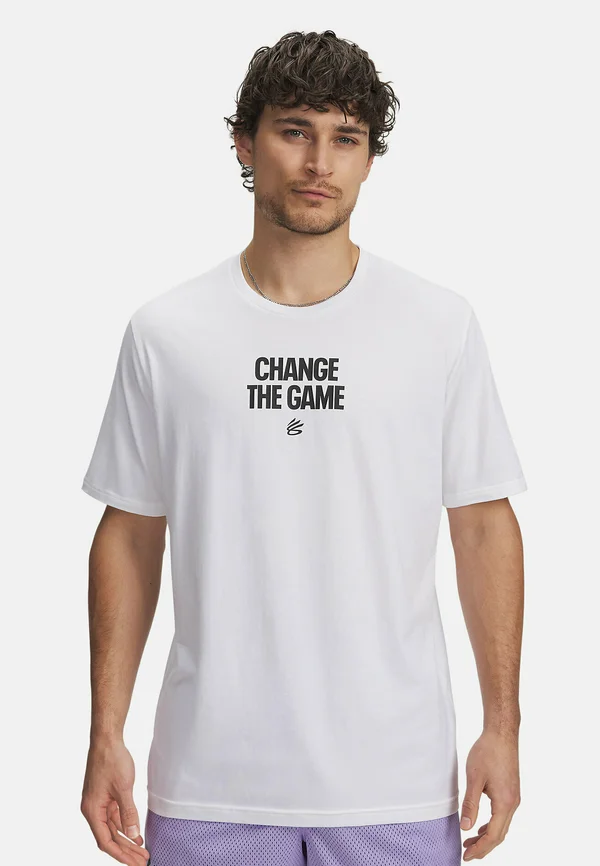 CURRY PLAYABLE - T-Shirt print - white