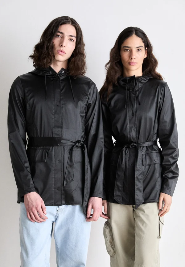CURVE JACKET UNISEX - Parka - black grain