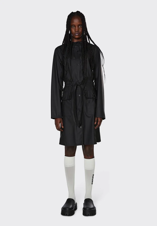 CURVE LONG JACKET UNISEX - Parka - black