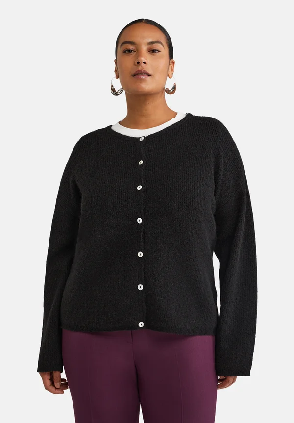 CURVE - Strickjacke - black