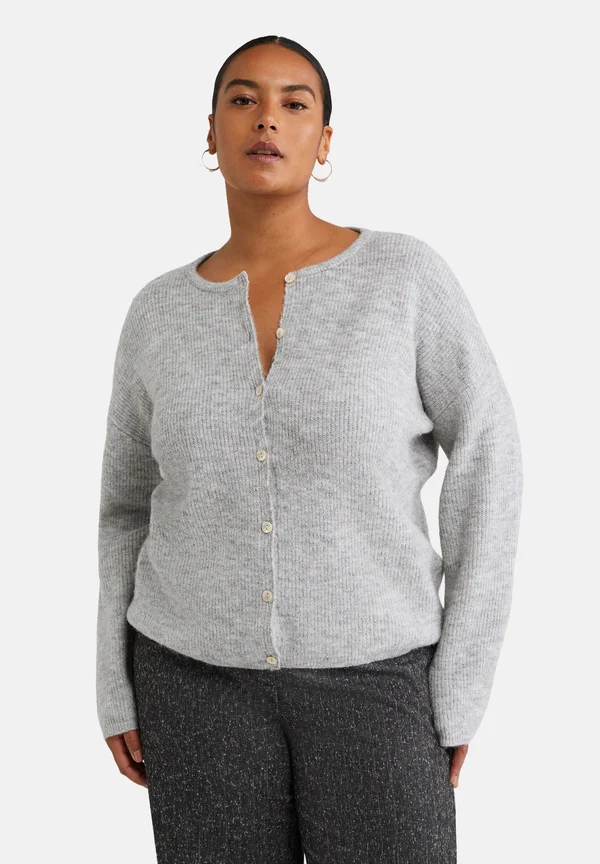 CURVE - Strickjacke - light grey