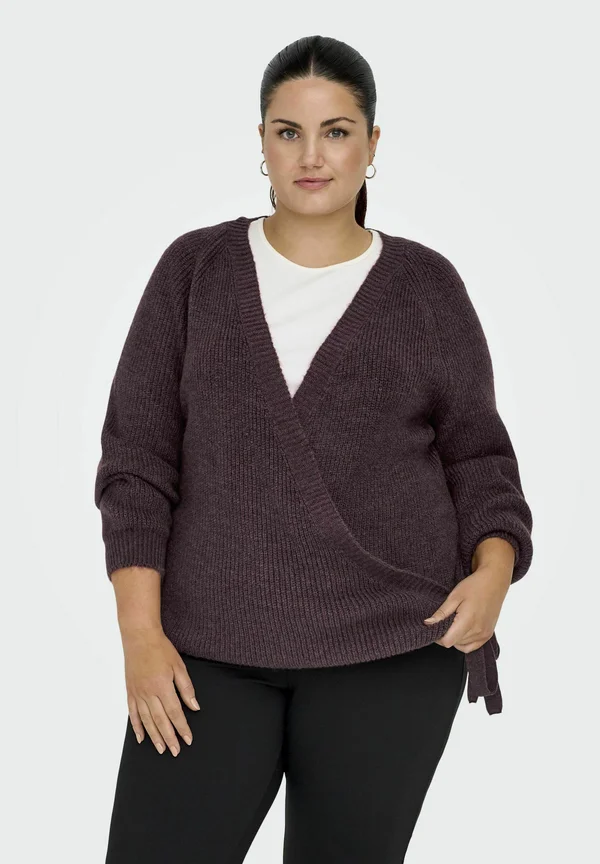 CURVY LANGARM - Strickjacke - Rose Brown